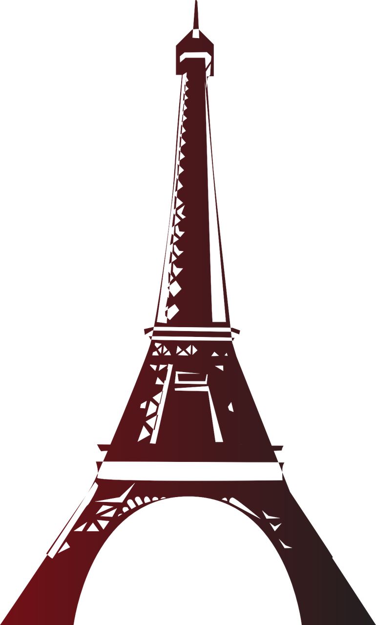 Eiffel Tower Silhouette Vector