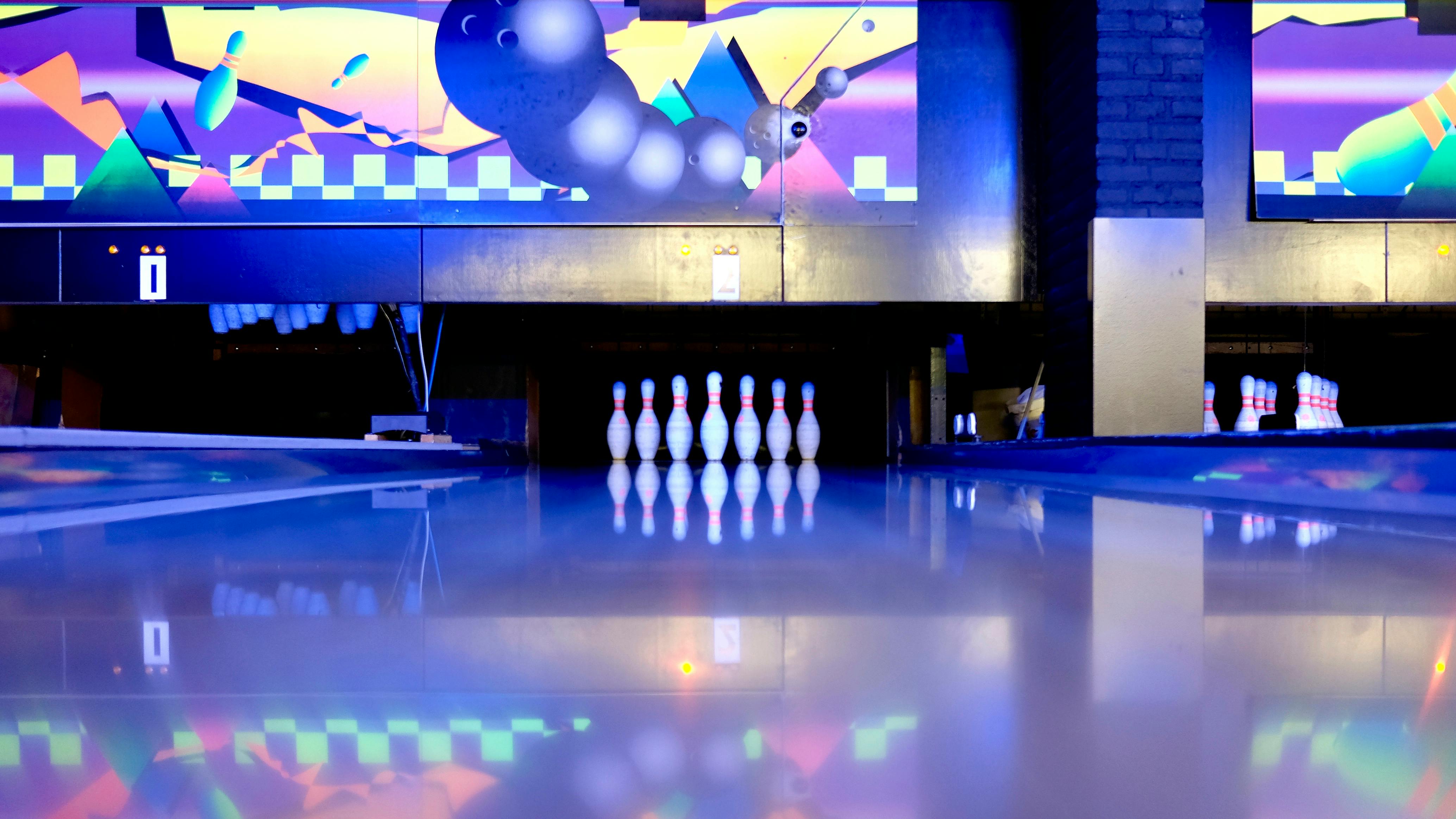 Bowling Alley Neon Lane