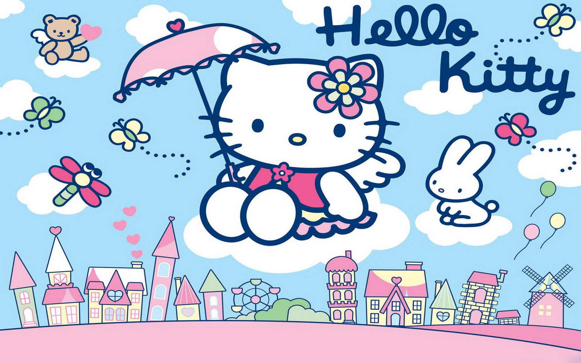 Cute Hello Kitty Angel Wallpaper