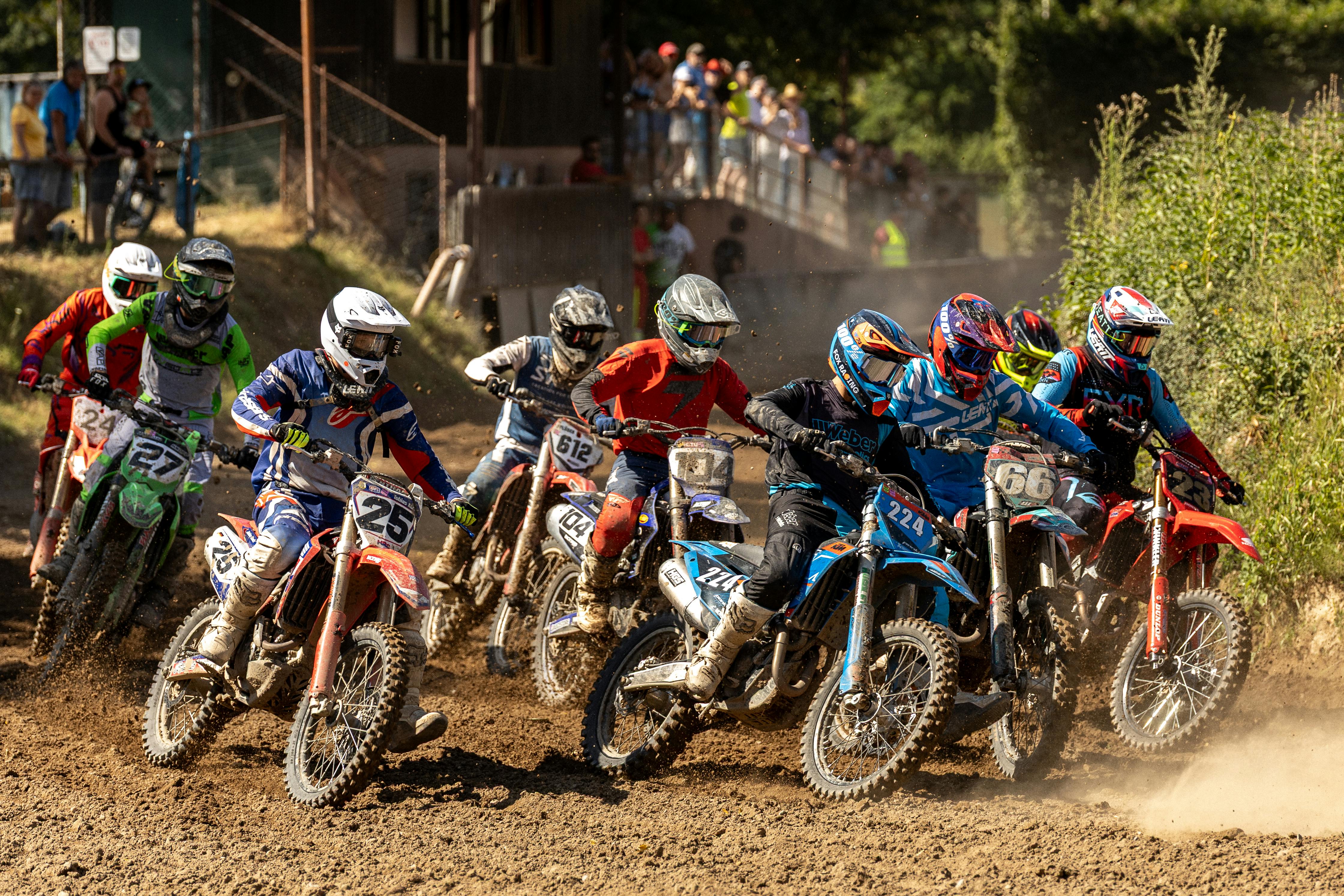 Motocross Race Action