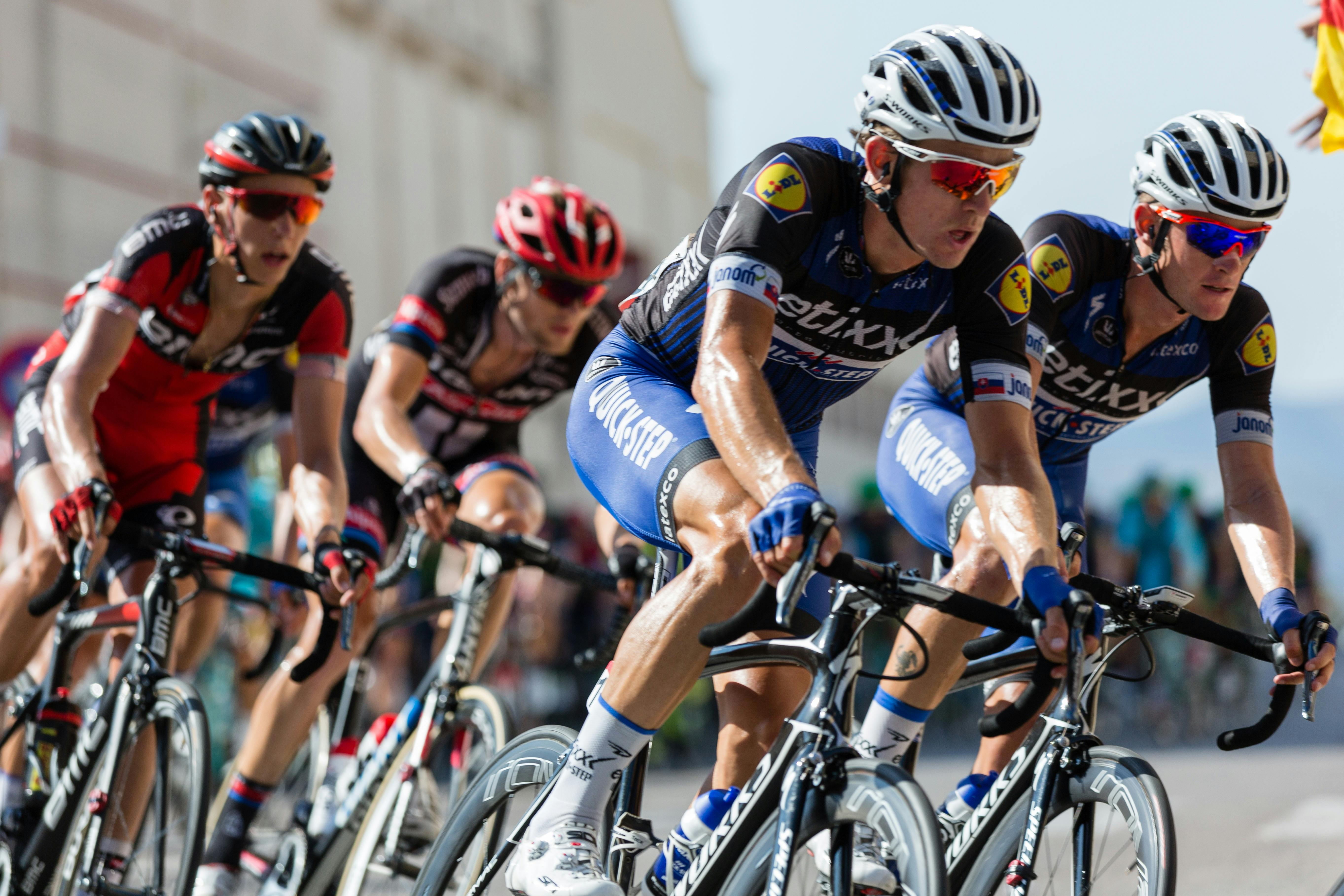 Professional Cycling Race Action